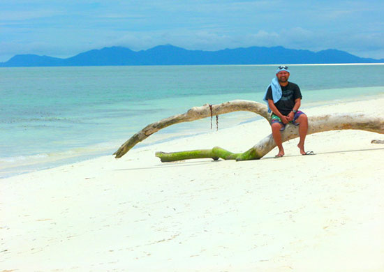 Mark Julius Estur in Onuk Island