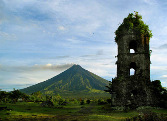 Mayon Volcano and Cagsawa Ruins