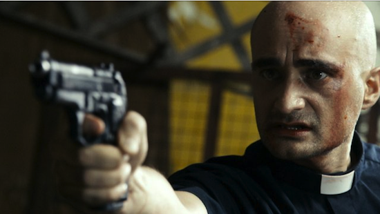 Ruben Maria Soriquez in a scene from Of Sinners and Saints