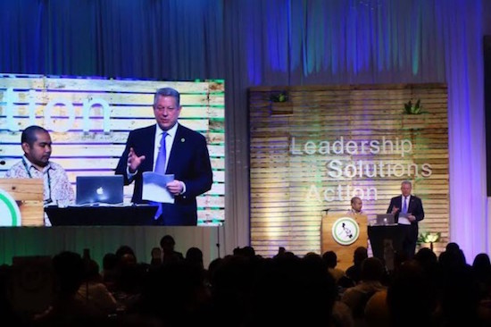 Brother Jaazeal Jakosalem with Al Gore