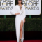 Louise Roe in a Monique Lhuillier gown