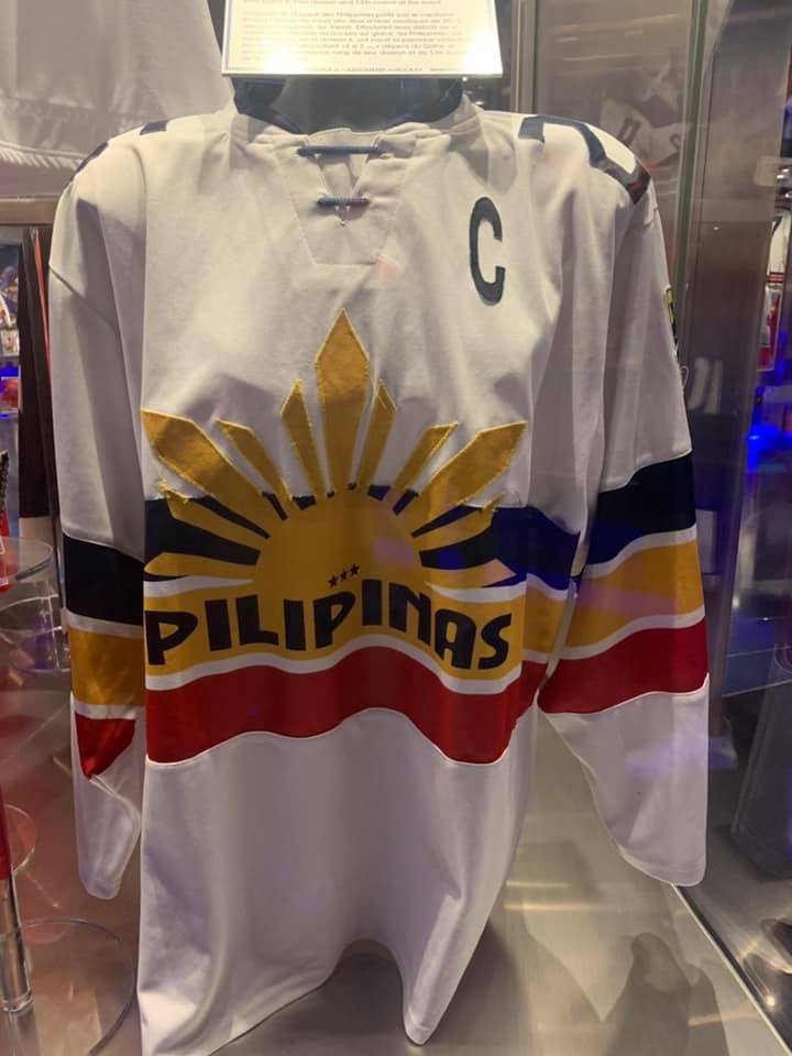 A display of the Philippine Hockey Jersey