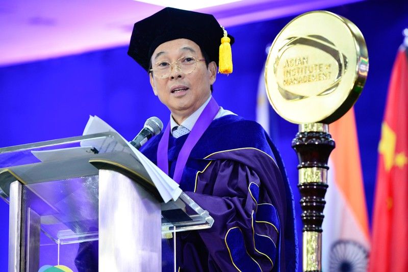 Tony Tan Caktiong inspires graduates to dream big Tony Tan Caktiong inspires graduates to dream big
