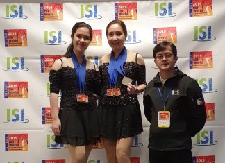 Mother daughter figure skaters