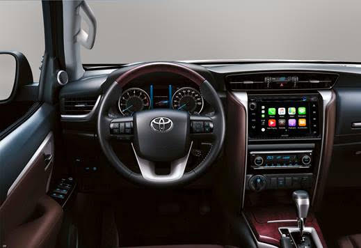 Toyota Fortuner Gets Upgrade With Apple Carplay Android