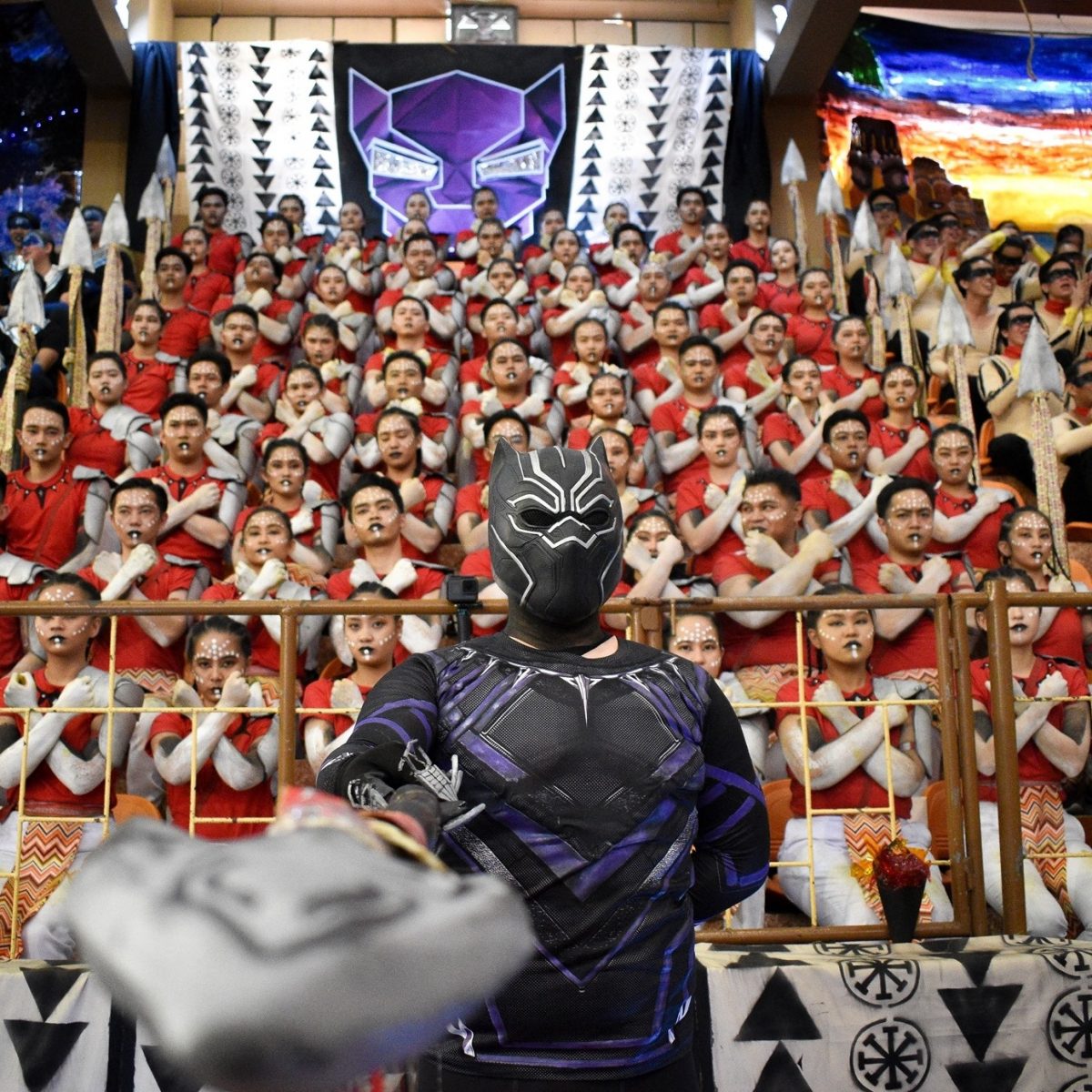 Saint Louis marvel inspired cheering