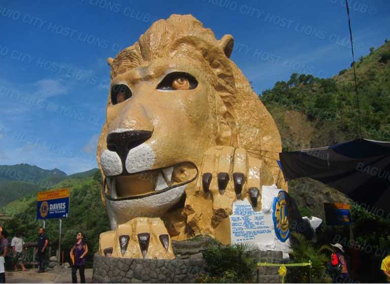 Baguio's Kennon Road Lion's Head gets makeover