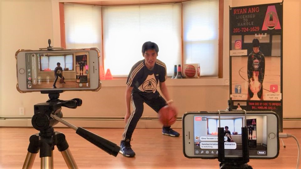 Ryan Ang COVID-19 Basketball training