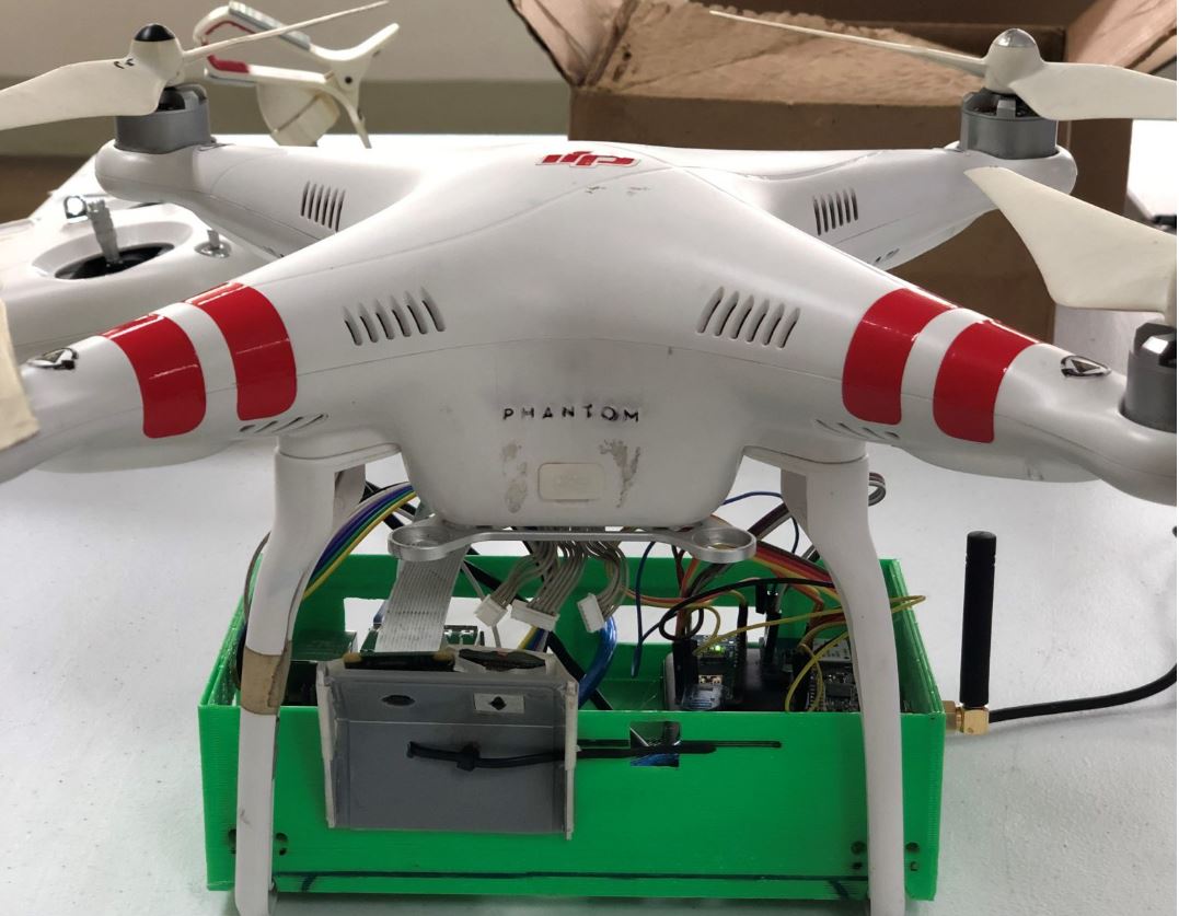 FEU AI drone thermal scanner