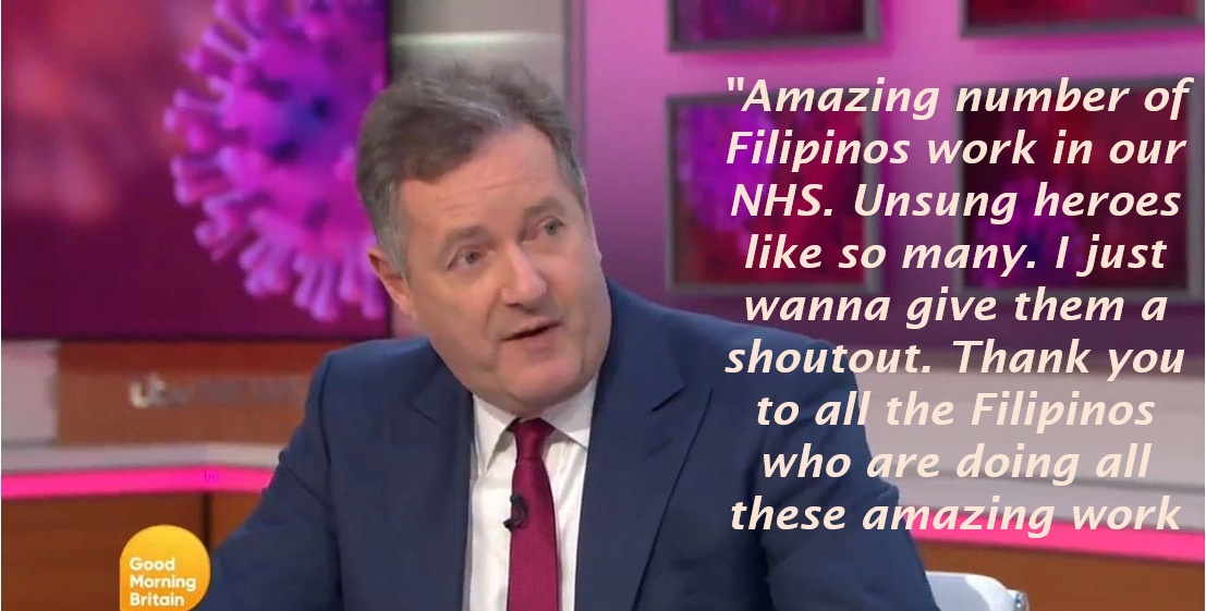 Piers Morgan to FIlipino nurses