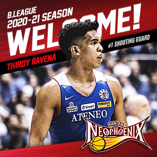 Thirdy Ravena Japanese league