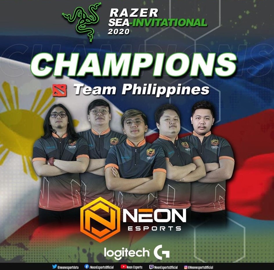 Team Philippines Razer SEA Invitational's Dota 2