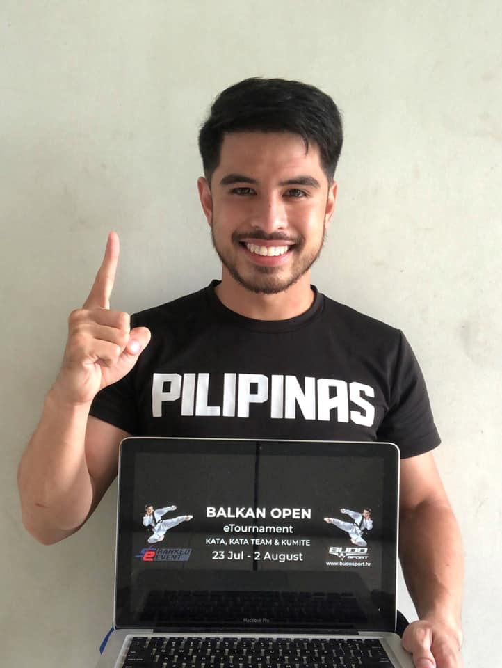James De Los Santos wins gold in Virtual Kata