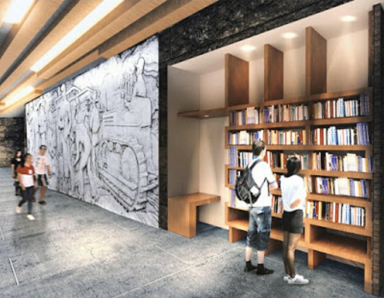 Lagusnilad underground bookstore Lagusnilad underground bookstore