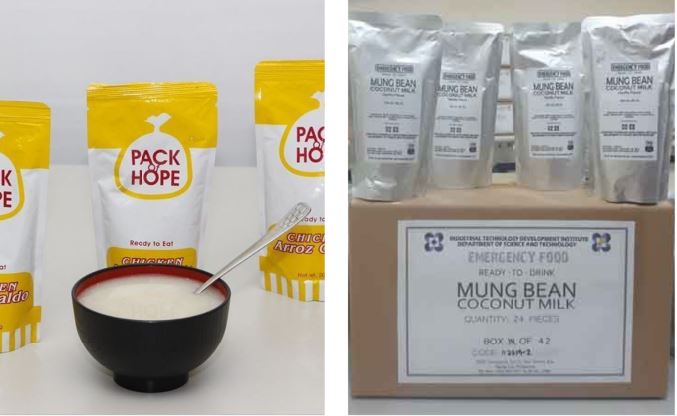 DOST Emergency food packs