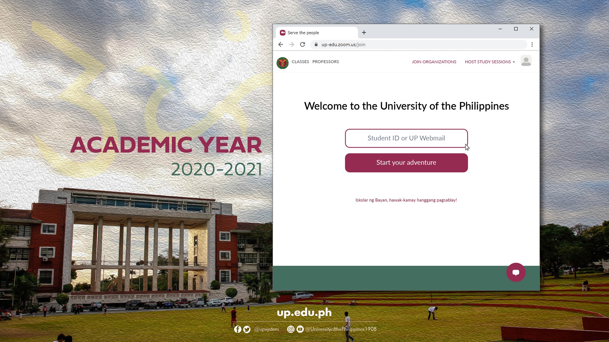 UP Website