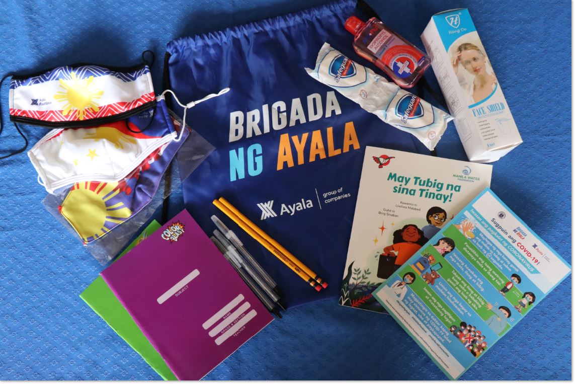 Ayala Group hygiene kits