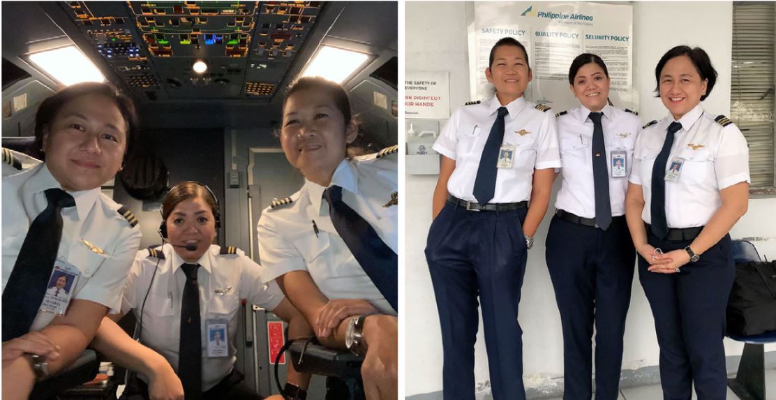 PAL all-female flight crew PAL all-female flight crew