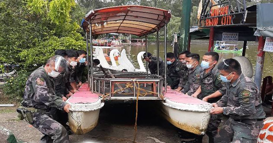 Baguio's Burnham Park Swan Boats rescue flood victims