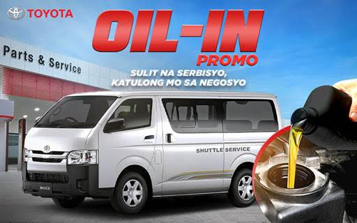 Toyota Oil-in offer