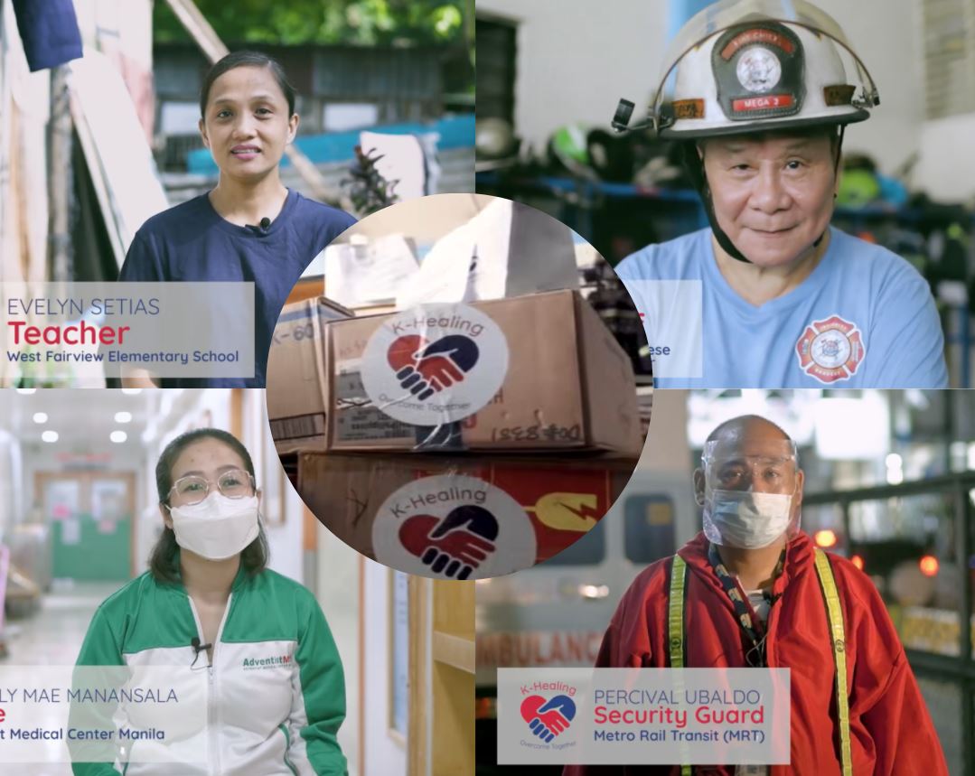 K-Healing campaign Filipino Frontliners