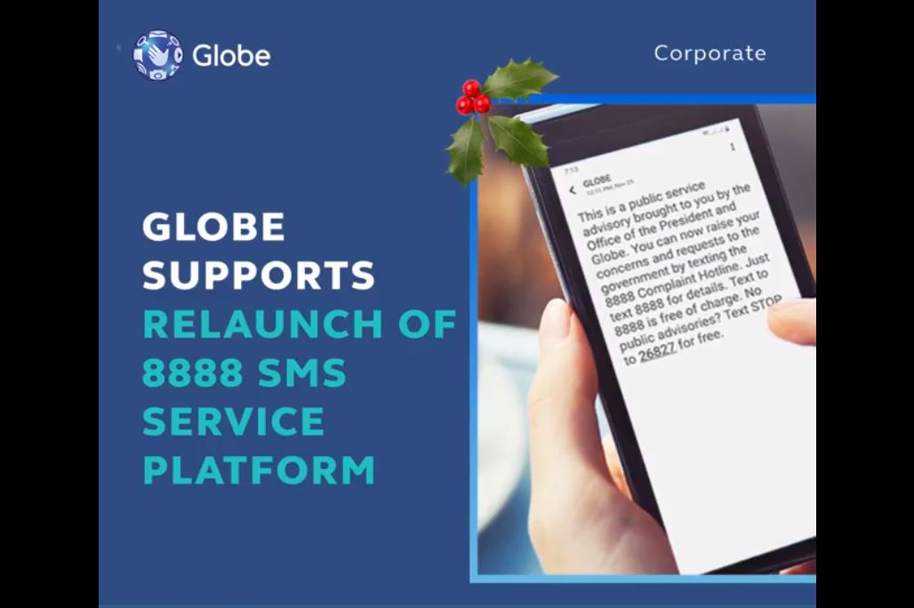 Globe 8888 text service relaunch