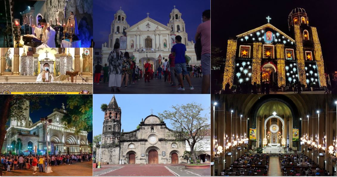 Philippine churches Simbang Gabi Philippine churches Simbang Gabi