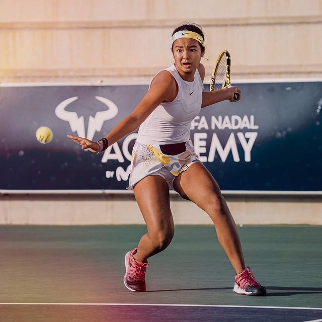 Filipino tennis prodigy Alex Eala