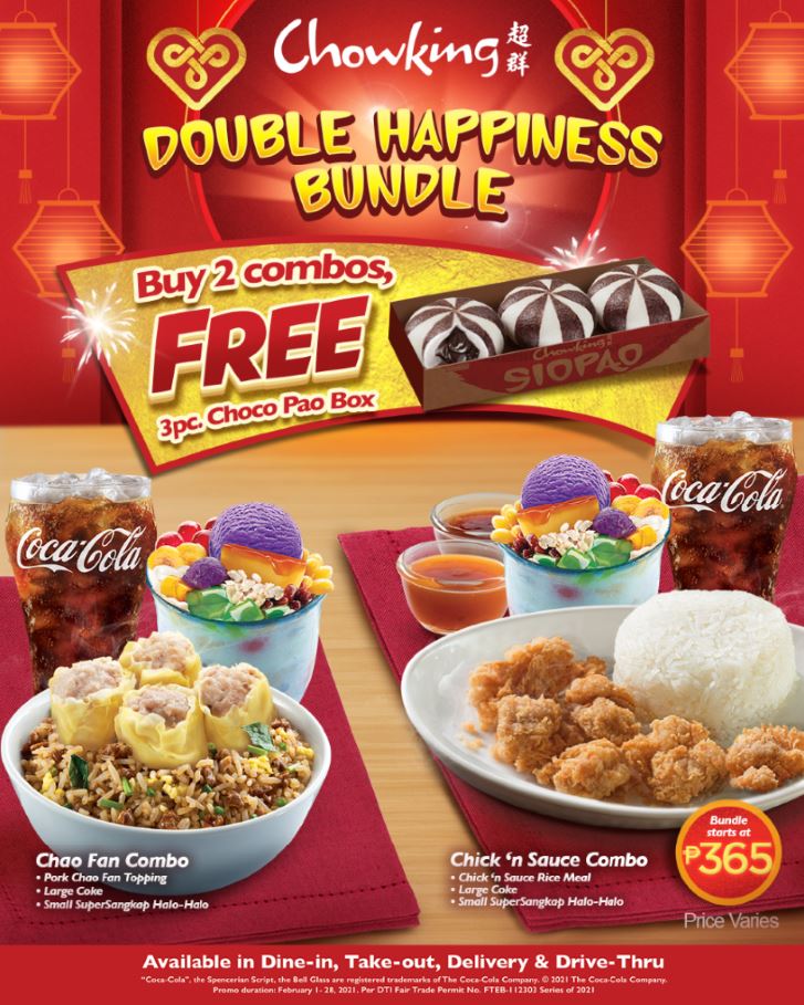 Chowking Chinese New Year Valentine’s Day treat
