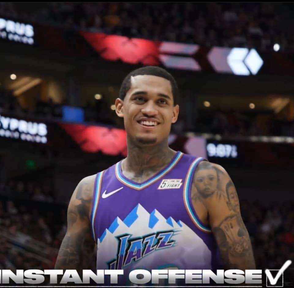 Jordan Clarkson NBA star 