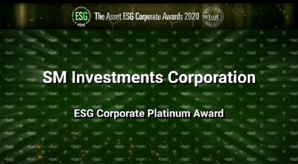 SM, BDO receive The Asset HK highest honors for sustainability Good