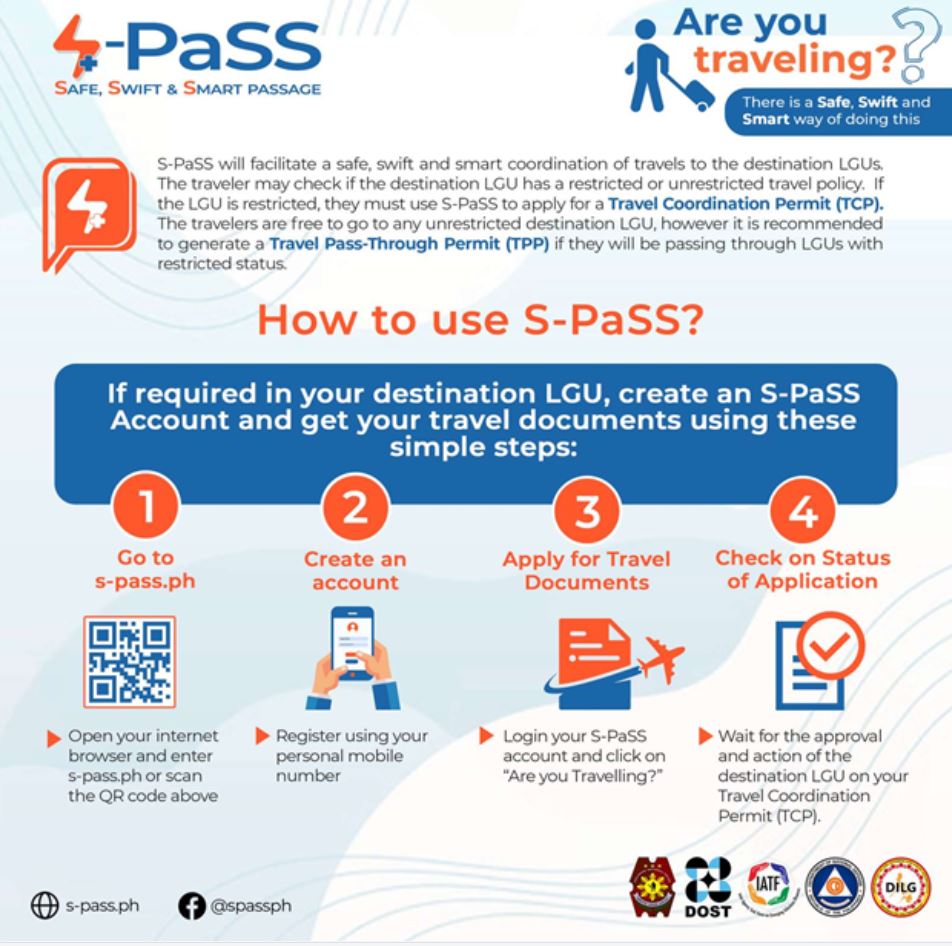 s pass travel requirements