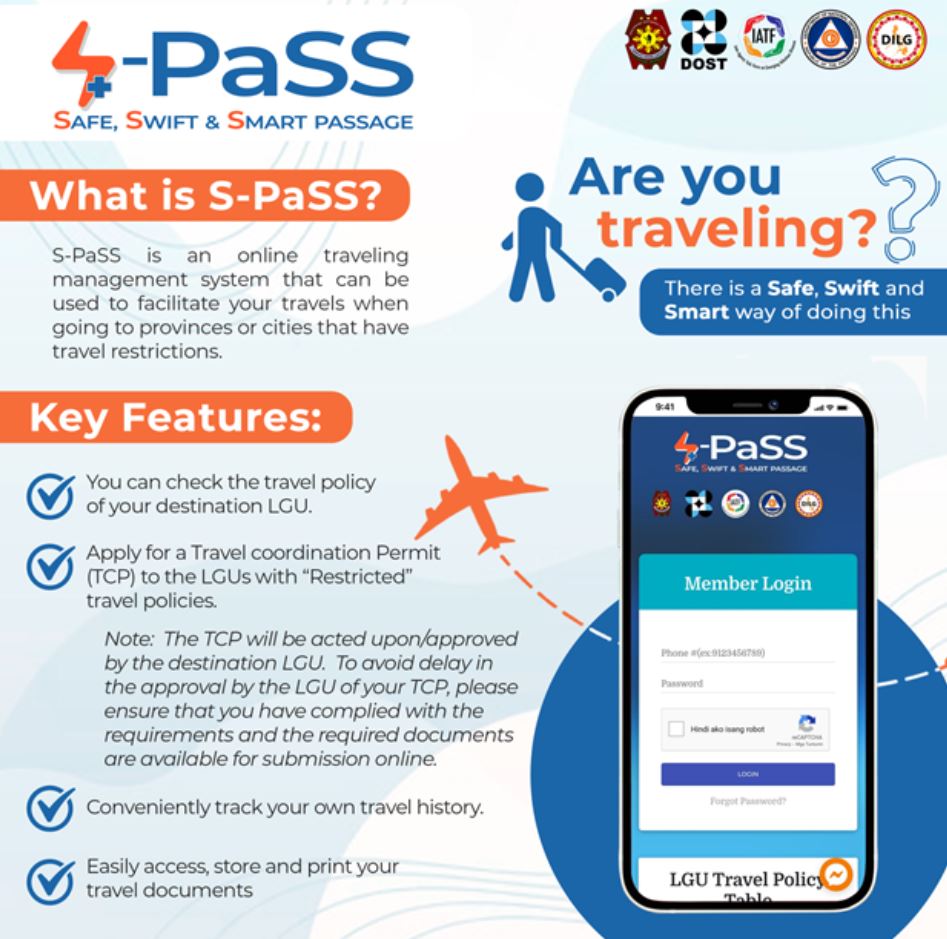 s pass travel requirements