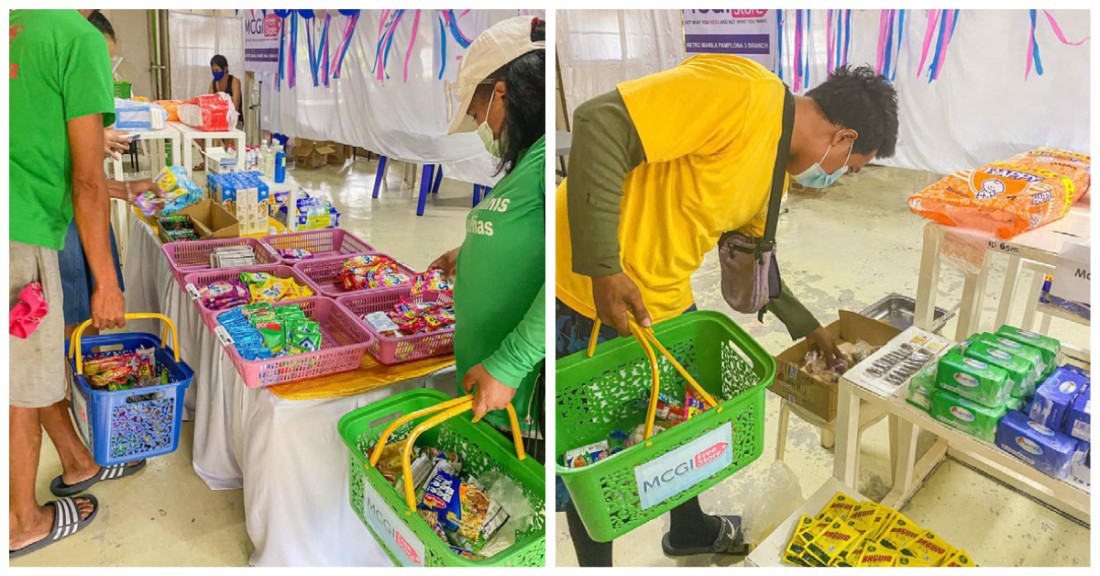 Manila Charitable store essential groceries for free