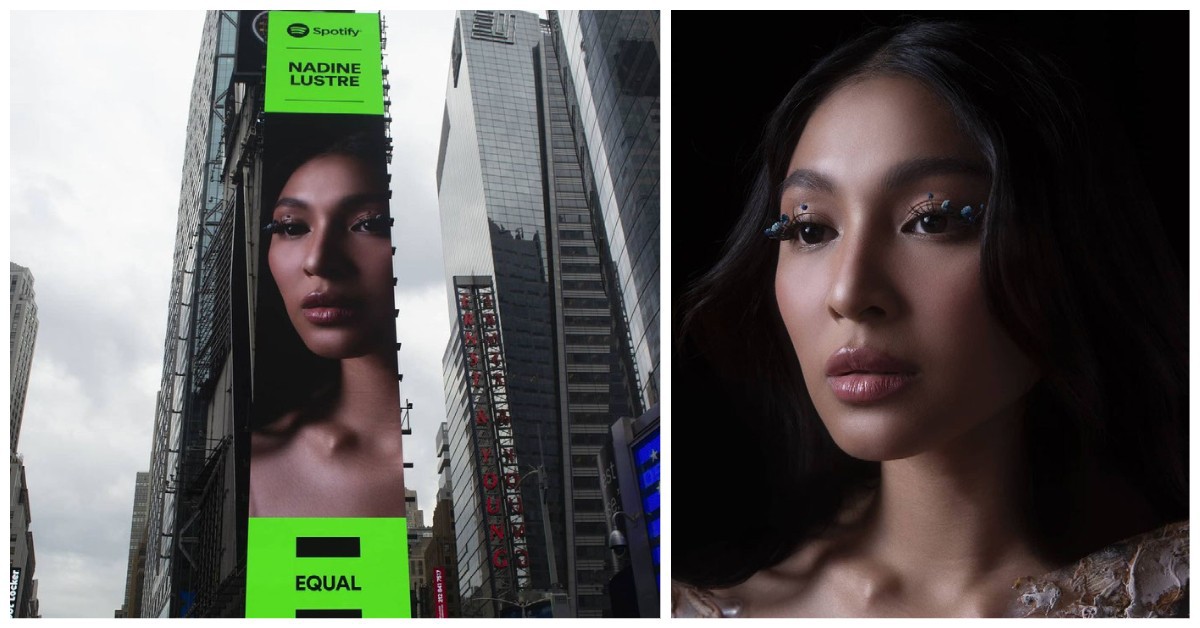 Nadine Lustre  New York Times Square billboard