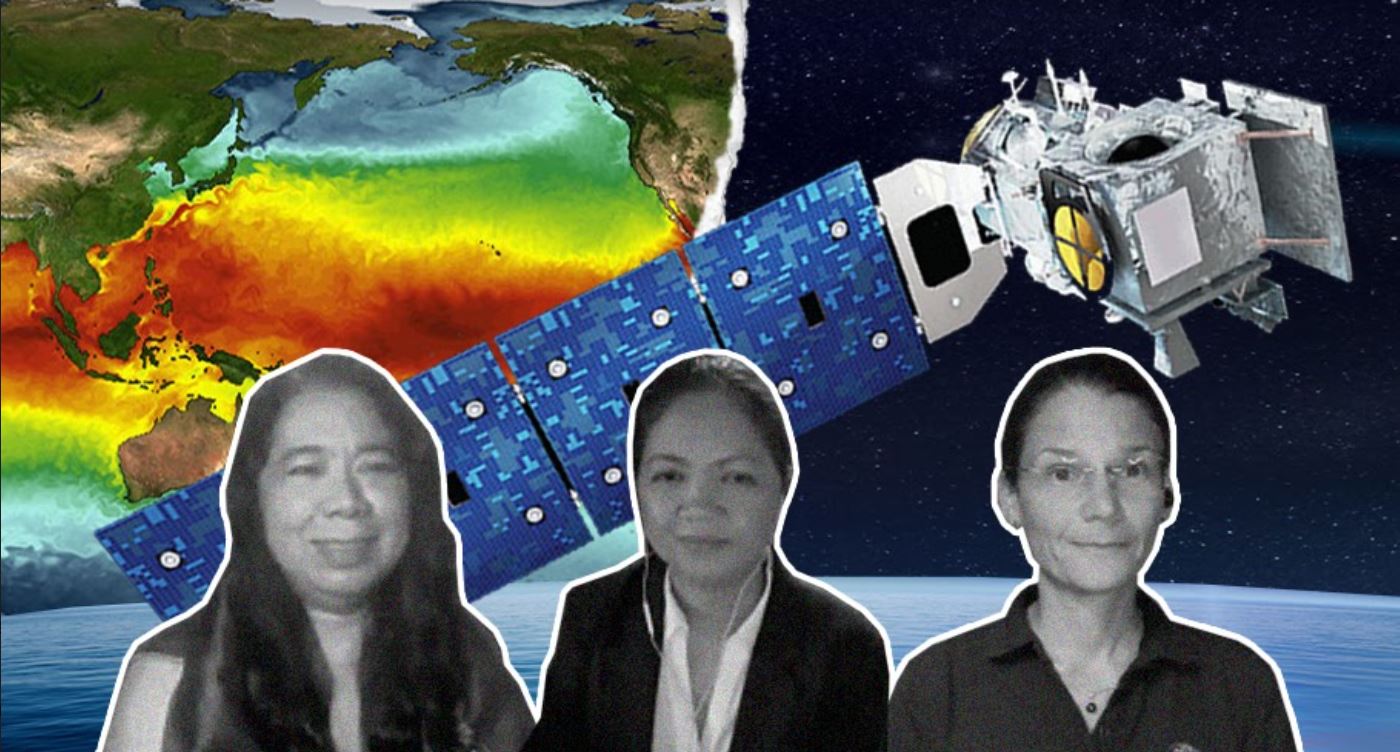 NASA UP women scientists f satellite data