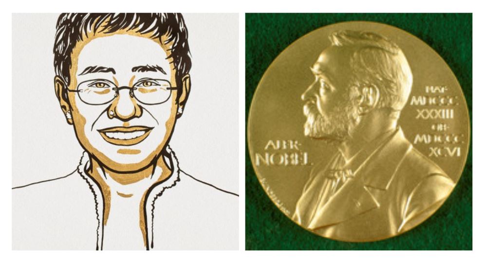 Maria Ressa Nobel Peace Prize Awarding 