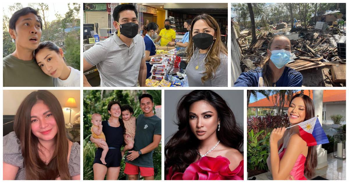 Filipino celebs raising funds Typhoon Odette victims