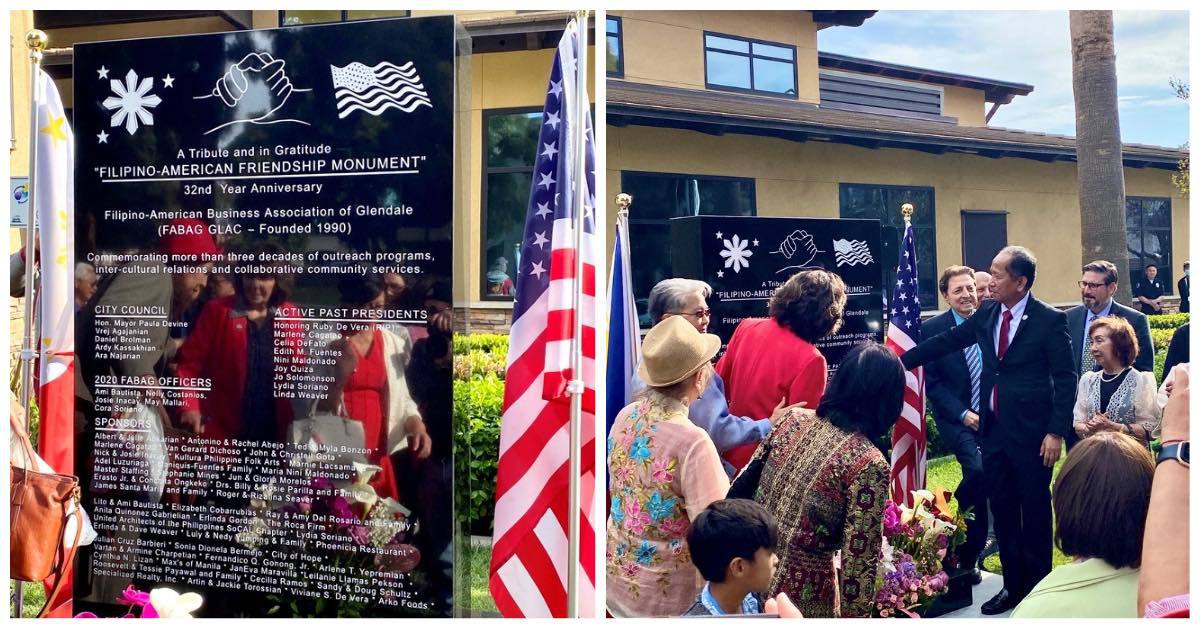 Filipino American community  California monument
