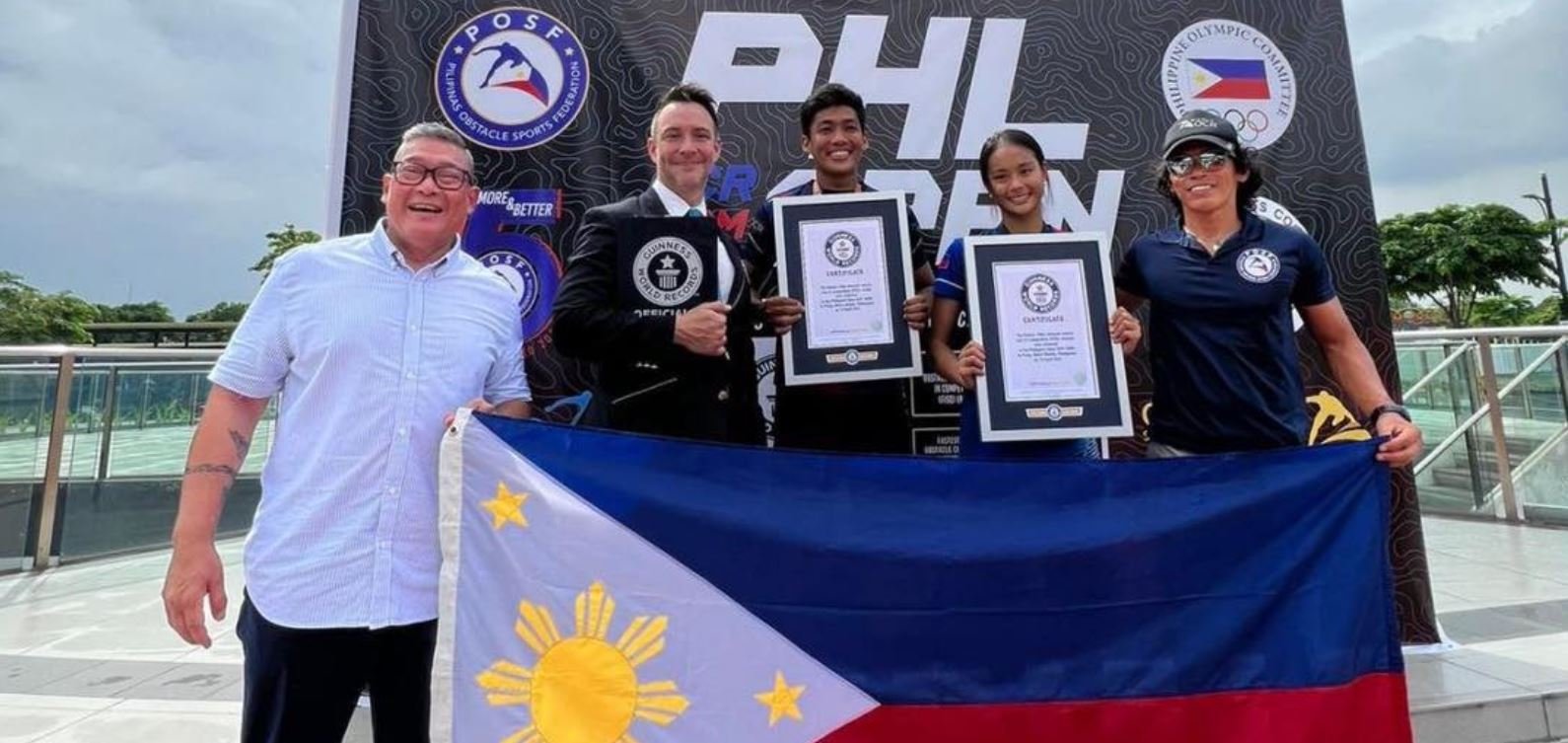 Filipino athletes set Guinness, 4 other records for Fastest Obstacle Course Race - Vimarsana News