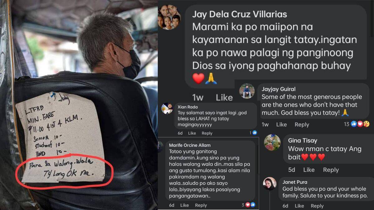 Jeepney driver  ‘Libreng Sakay’