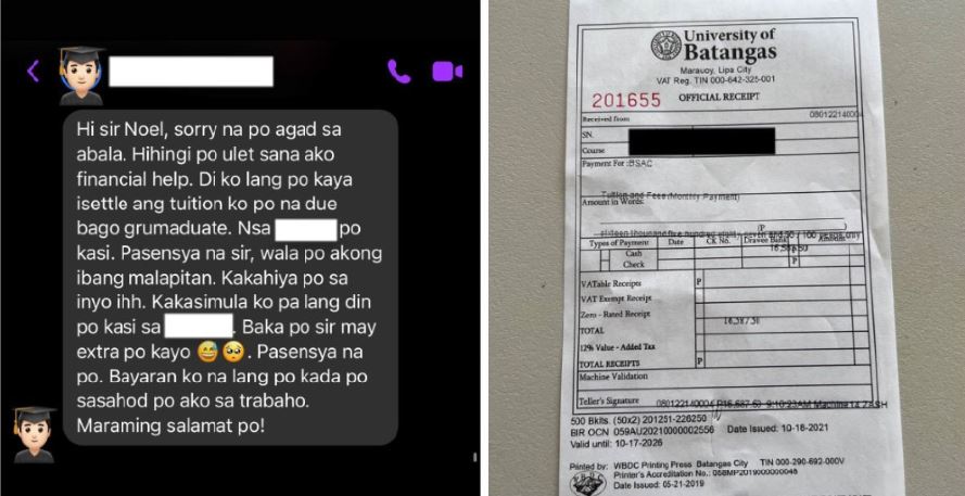 This University of Batangas teacher raising funds 