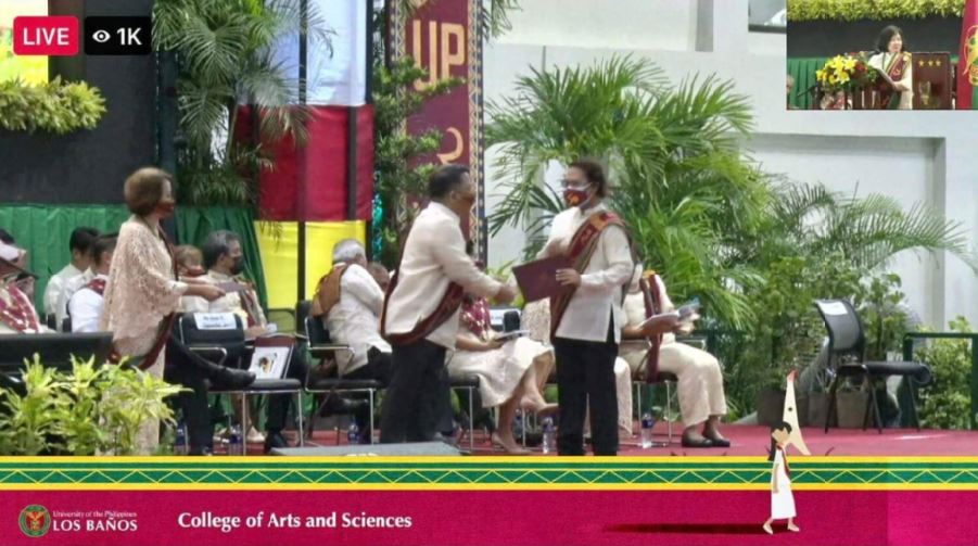 UPLB student graduates cancer