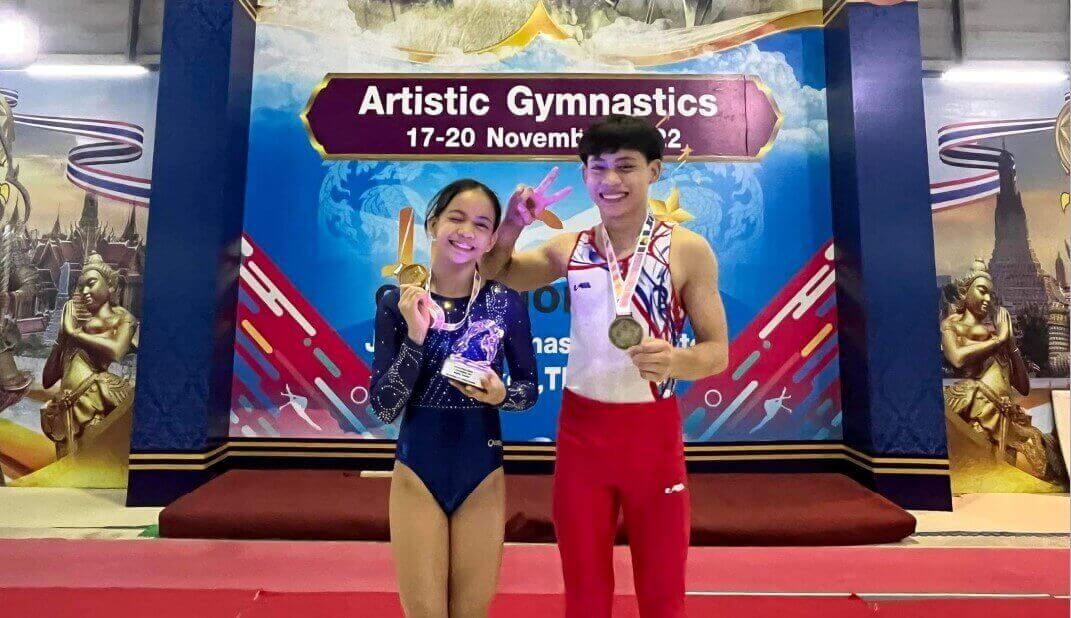 Yulo siblings Gymnastics Stars Championships Thailand