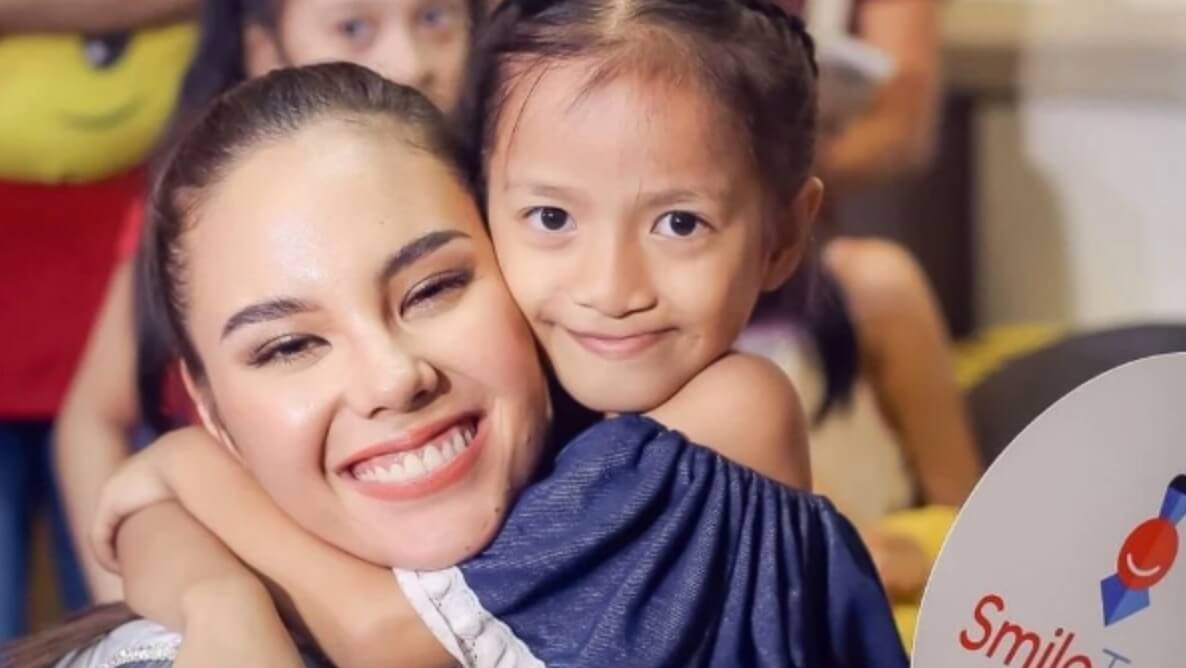 Catriona Gray cleft Filipino kids