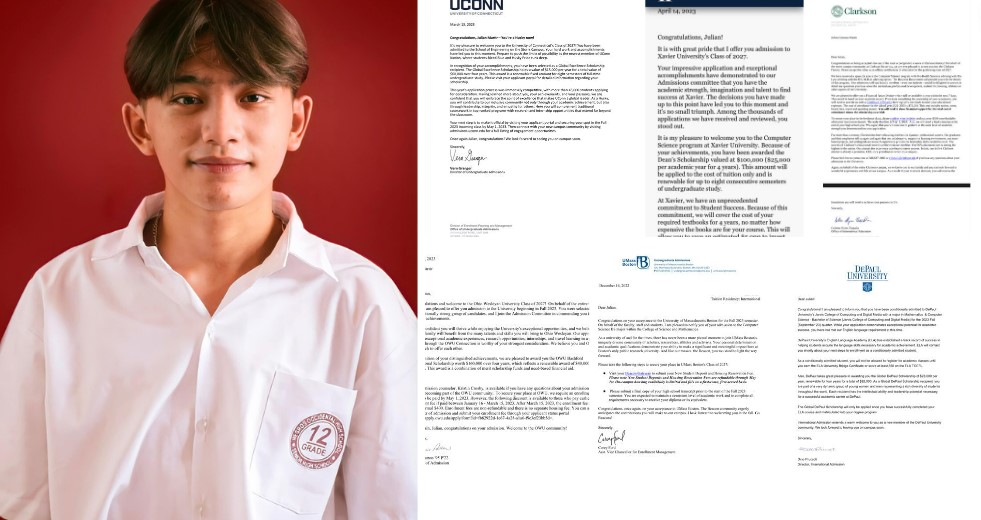 Julian Martir 2M Dollars in Scholarships Julian Martir 2M Dollars in Scholarships