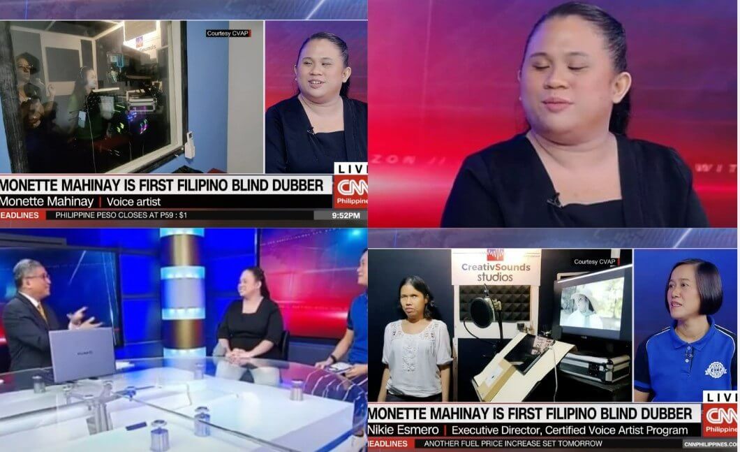 Monette Mahinay World’s First Filipino Blind Dubber