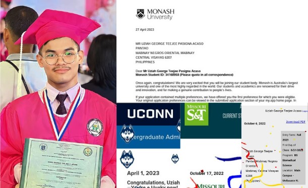 Uziah George Dream University International Scholar